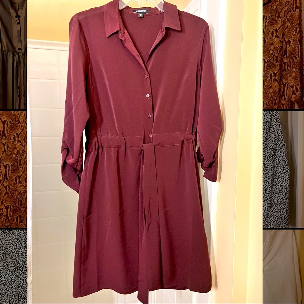 Express Tie-Waist Dress — Never Worn!